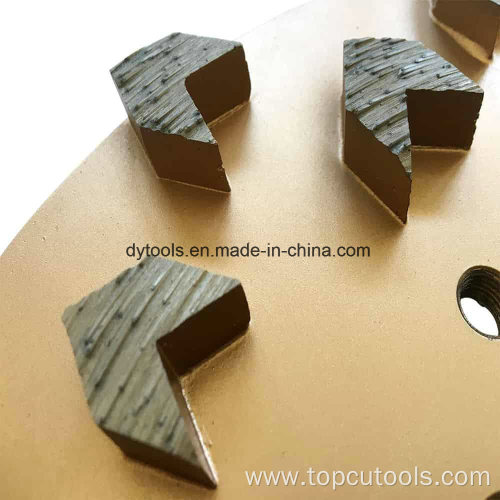 7" Concrete Grinding Diamond Grinding Cup Wheel with 10 Arrow Segments